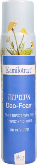 Kamilotract - קצף לשטיפה אינטימית Deo-Foam - נפח 200 מ''ל