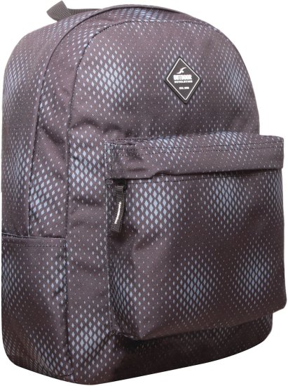 תיק גב לנוער דגם Lite מבית Outdoor – צבע שחור, עיצוב רשת