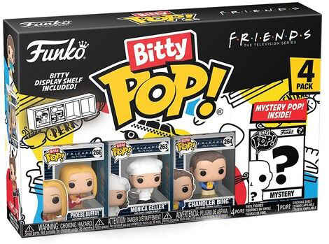 ערכת 4 בובות Funko Bitty POP עם דמות מסתורית - חברים – תמונה 2
