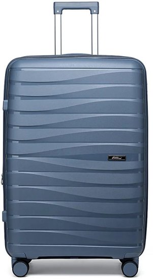 מזוודת טרולי קשיחה בלתי שבירה בגודל 20 אינץ' דגם ABLE מבית Camel Mountain – צבע כחול כהה