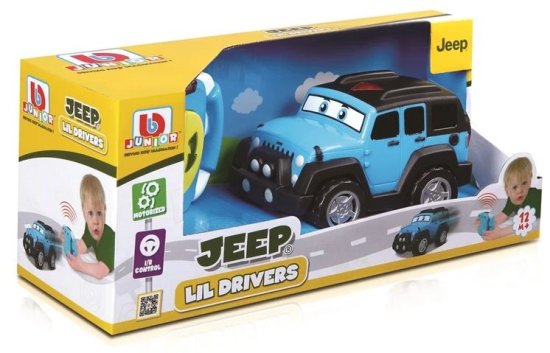 מכונית ג'יפ עם שלט לנהג המתחיל מבית BURAGO Junior