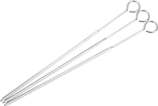 סט 3 שיפודי נירוסטה שטוחים 23 ס''מ מבית Westmark