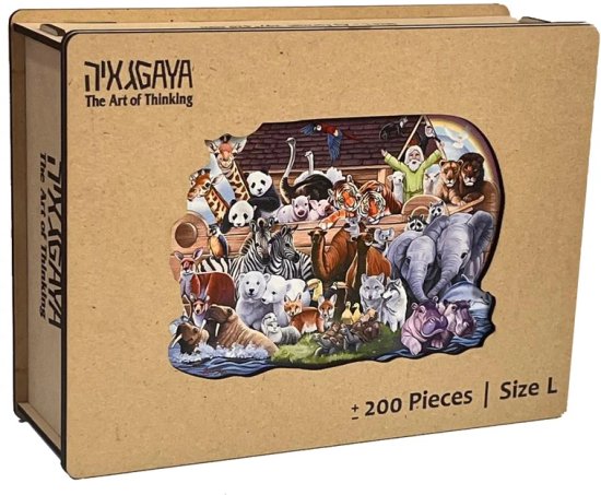 פאזל 200 חלקים מבית גאיה משחקים - תיבת נח