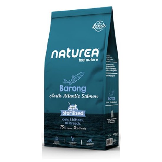 נטוראה חתולים בוגרים וגורים סלמון סטרלייז 100% רכיבים טבעיים – 5.5 ק"ג