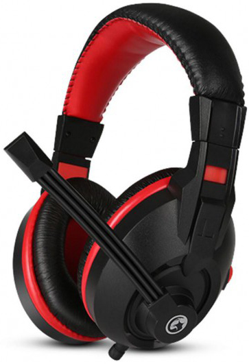 אוזניות גיימינג סטריאו Marvo Scorpion H8321-PNE - צבע שחור ואדום