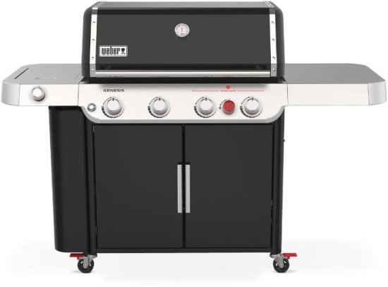 גריל גז 4 מבערים + כירת צד Weber Genesis E-435 48000 BTU – צבע שחור
