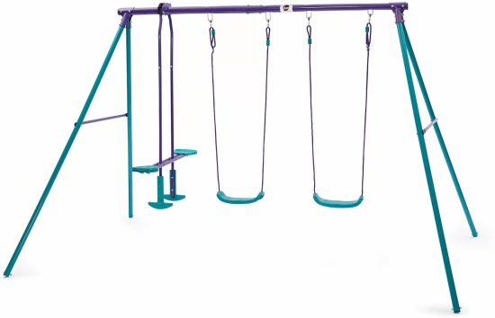 מתקן נדנדות Plum Play Jupiter  - טורקיז וסגול