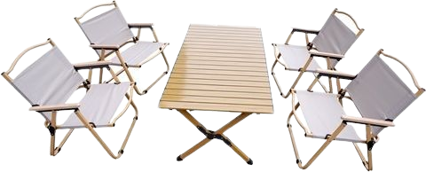סט שולחן מתקפל עם 4 כסאות קמפינג מבית Playa