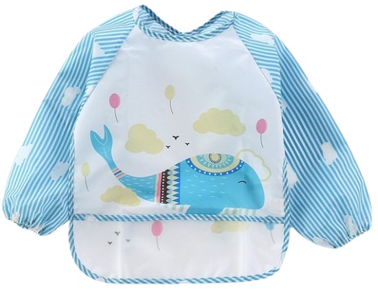 סינר עם שרוולים ארוכים מבית Yamayo - עיצוב לוויתן