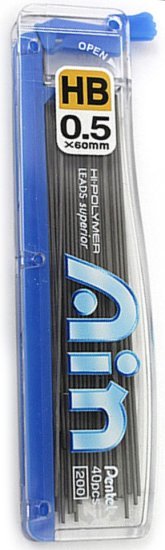 עופרות HB לעפרון מכני 0.5 מבית Pentel