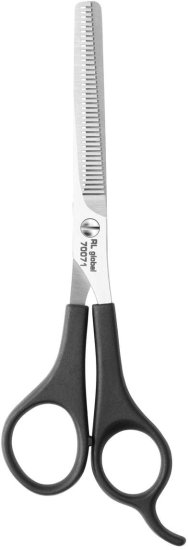 מספריים מקצועיים 34 שיניים לדילול שיער עם תומך לאצבע 15.25 ס"מ לספרים מבית Witte Solingen – דגם 70071