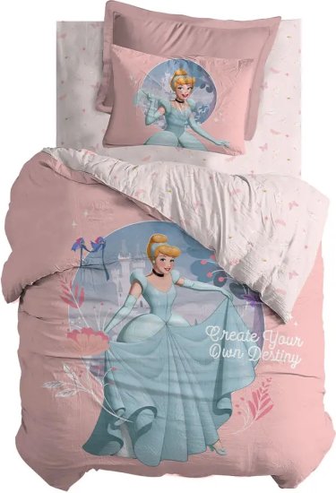 סט מצעים מיקרופייבר 120×200 ס"מ דגם Cinderella מבית Homestyle