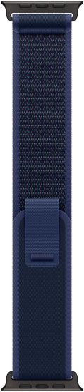 רצועת Trail Loop לשעון Apple Watch 49mm צבע Blue – Black Titanium Finish – מידה S / M