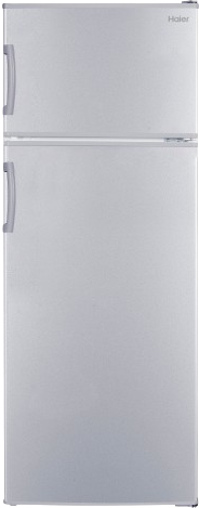 מקרר 2 דלתות מקפיא עליון 211 ליטר Haier De-Frost HDF-246 – צבע כסוף – אחריות יבואן רשמי ניופאן