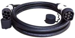 כבל טעינה נייד לרכב חשמלי Advice 16A Type 2 באורך 10 מטר