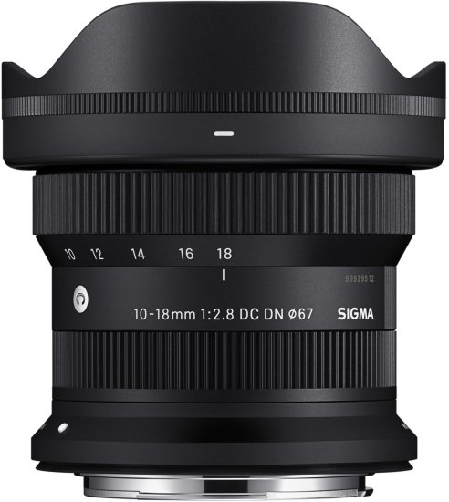עדשת SIGMA 10-18mm F2.8 DC DN Contemporary למצלמות Canon RF-mount