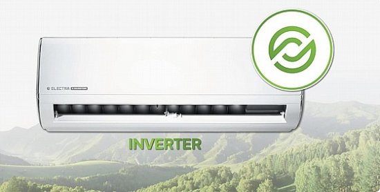 מזגן עילי Electra A INV 390 28000BTU – צבע לבן