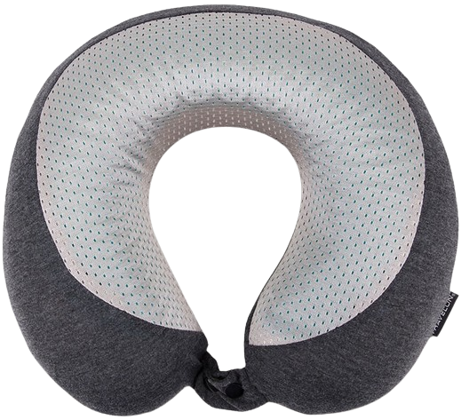 כרית לצוואר בשילוב ג'ל מבית Travelon – צבע פחם