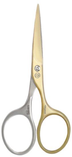 מספריים לטיפוח הזקן סדרת Inox Style Titanium מבית Niegeloh Solingen - צבע זהב – תמונה 2