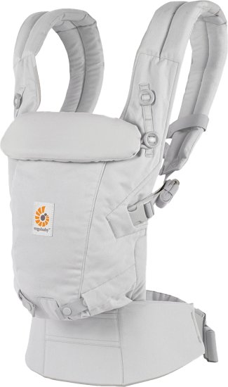 מנשא לתינוק Ergobaby Adapt Soft Touch - צבע אפור פנינה