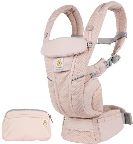 מנשא לתינוק Ergobaby Omni Breeze - צבע ורוד בהיר