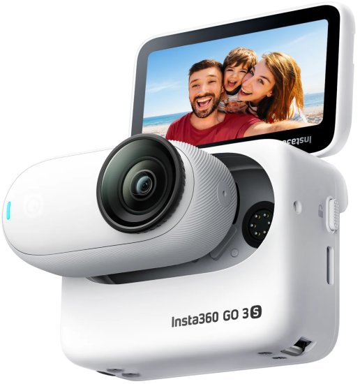 מצלמת אקסטרים Insta360 GO 3S - נפח זכרון 128GB- צבע לבן