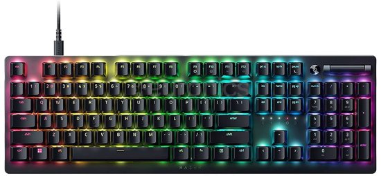 מקלדת גיימינג Razer DeathStalker V2 Low Profile -מתג אופטי לינארי - צבע שחור