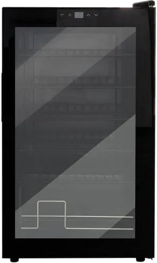 מקרר יין קומפקטי עד 24 בקבוקים 62 ליטר HYUNDAI - צבע שחור