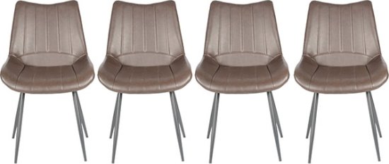 סט 4 כיסאות לפינת האוכל דגם Capri מבית Brand Direct - צבע חום