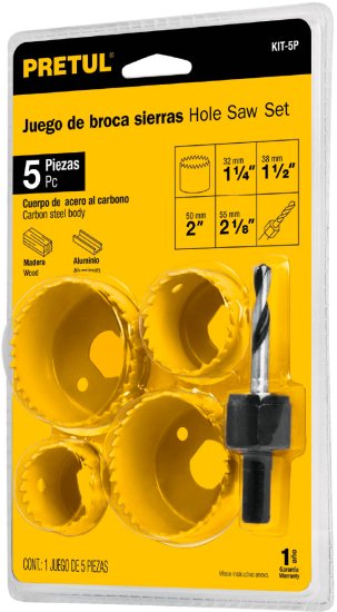 סט מקדחי כוס לאלומניום