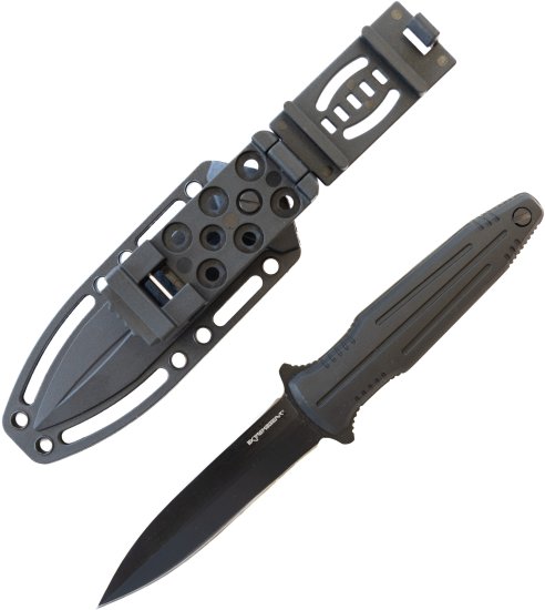 סכין טקטית דגם EG-013 מבית ExtremeGear - צבע אפור כהה / שחור