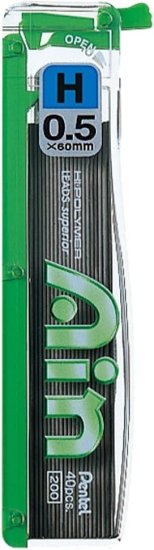 עופרות H לעפרון מכני 0.5 מבית Pentel