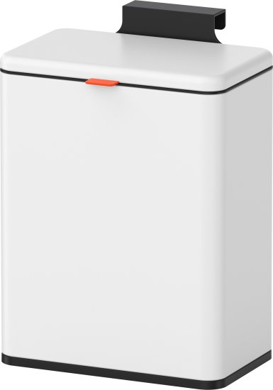 פח אשפה נתלה 8 ליטר עם מכסה Java - צבע לבן