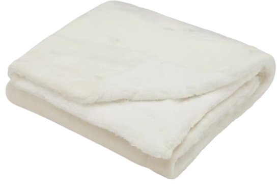 שמיכת פליס חורפית עם רקמה מידה M מבית Nino - סלק