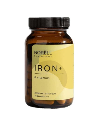 Norell כמוסות ברזל סך הכל - 60 כמוסות