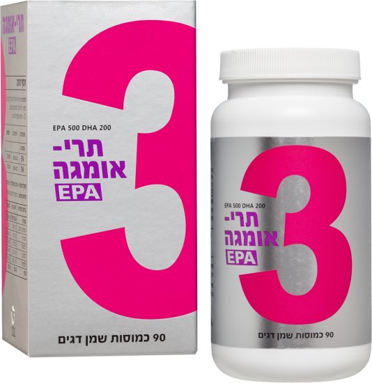 Trimavera - תרי אומגה אקסטרה EPA - סך הכל 90 כמוסות רכות