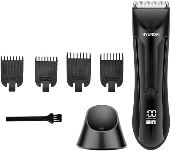 מכונת תספורת וגילוח לגוף נטענת Hyundai HAHC-5042 600mAh IPX5 5W – תמונה 3