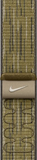 רצועת Nike Sport Loop לשעון Apple Watch 46mm צבע Green / Grey - מידה One Size – תמונה 3