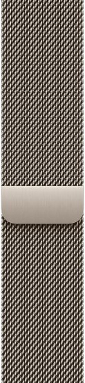 רצועת Milanese Loop לשעון Apple Watch 46mm צבע Natural - מידה M / L – תמונה 3