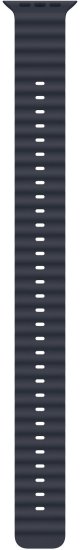 הארכה לרצועת Ocean Band לשעון Apple Watch 49mm צבע Navy - Natural Titanium Finish - מידה One Size - הארכה בלבד – תמונה 3