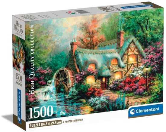 פאזל 1500 חלקים מבית Clementoni - בקתה ביער – תמונה 3