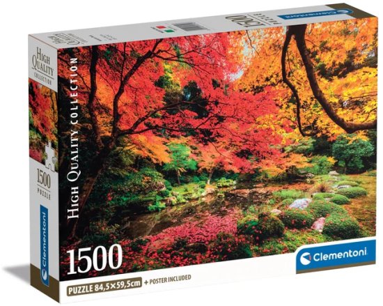 פאזל 1500 חלקים מבית Clementoni - פארק בסתיו – תמונה 3
