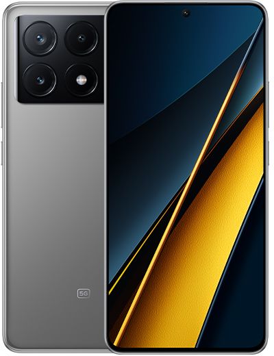 מציאון ועודפים - טלפון סלולרי Xiaomi Poco X6 Pro 5G 12GB+512GB - צבע אפור - שנתיים אחריות יבואן רשמי ע''י המילטון – תמונה 3