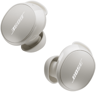 אוזניות In-Ear אלחוטיות מבטלות רעשים Bose QuietComfort - צבע לבן אבן