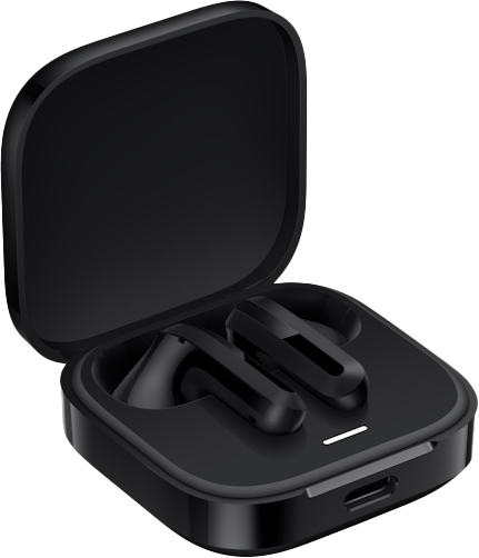 אוזניות תוך-אוזן Xiaomi Redmi Buds 6 Active - צבע שחור - שנה אחריות יבואן רשמי על ידי המילטון