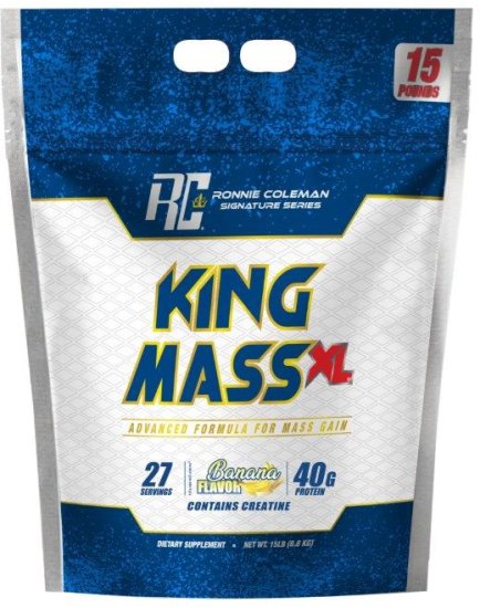 גיינר King Mass XL רוני קולמן - טעם בננה - 6.8 ק''ג