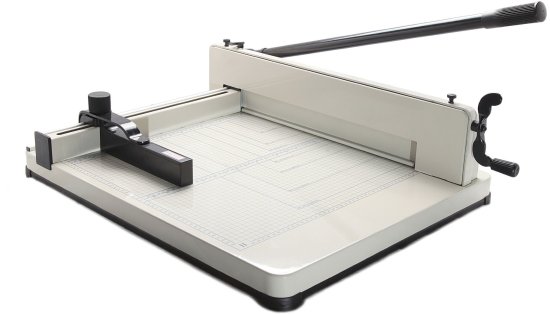 גיליוטינה מנוף מקצועית לחיתוך נייר OFITECH 858 A4