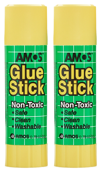 דבק סטיק 2 יחידות 22 גרם מבית AMOS