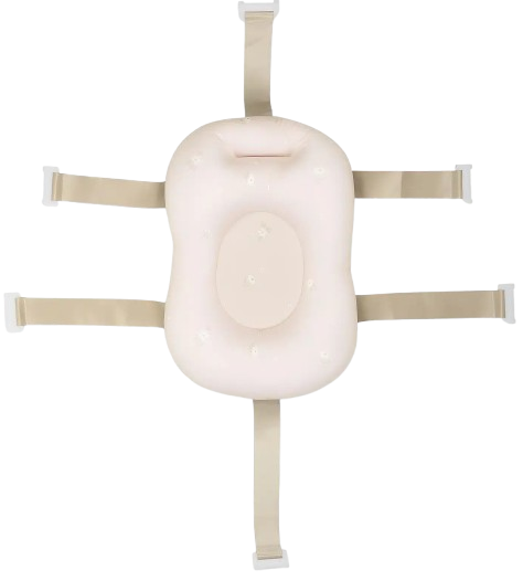 כרית רחצה לתינוק 'צף קל' עם רצועות קולקציית מתכונים מבית Nino - תות