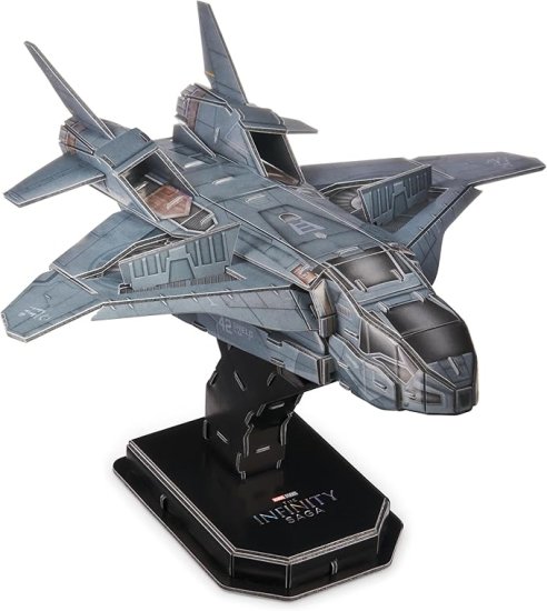 מודל לבניה תלת-ממדי מארוול מיני מטוס קווינג'ט מבית 4D Build